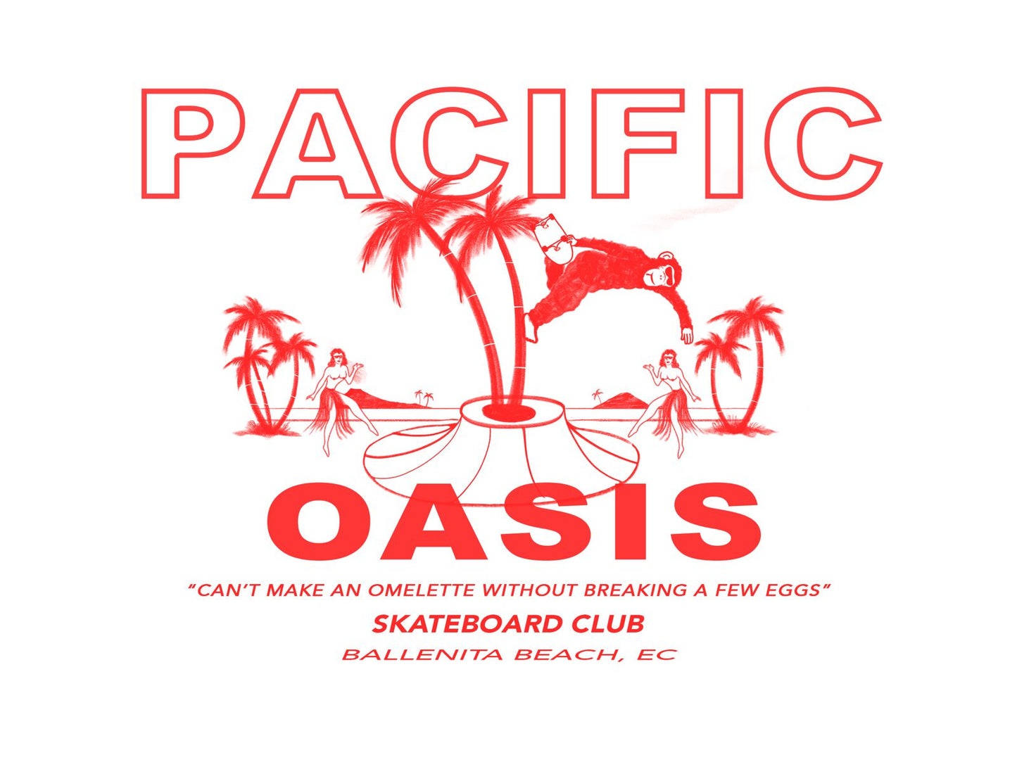 PACIFIC OASIS CLUB COLLECTION TEES